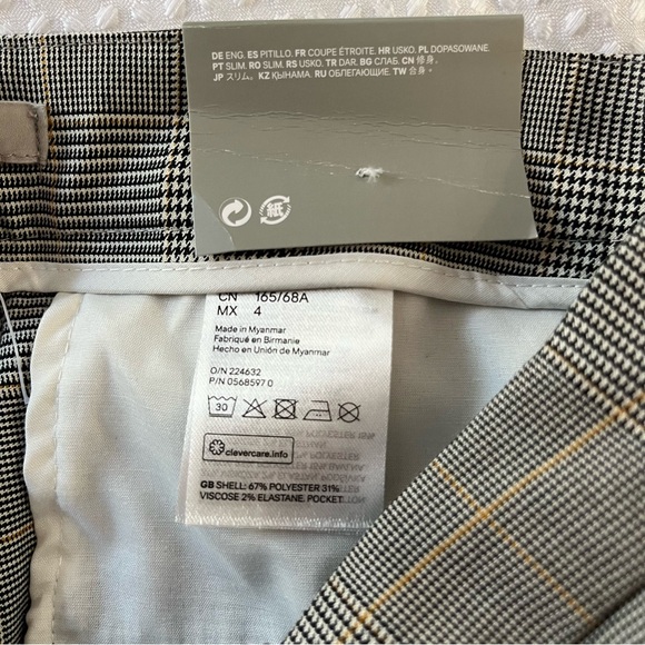 H&M Gray Slim Fit Trousers (1-214) - Picture 7 of 8